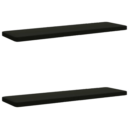 2-Piece Bench Cushions VUGHT 2 pcs 100% Polyester Black
