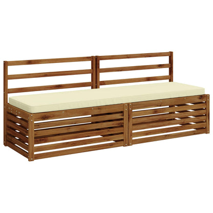 1-Piece Bench Cushion VUGHT 100% Polyester Cream