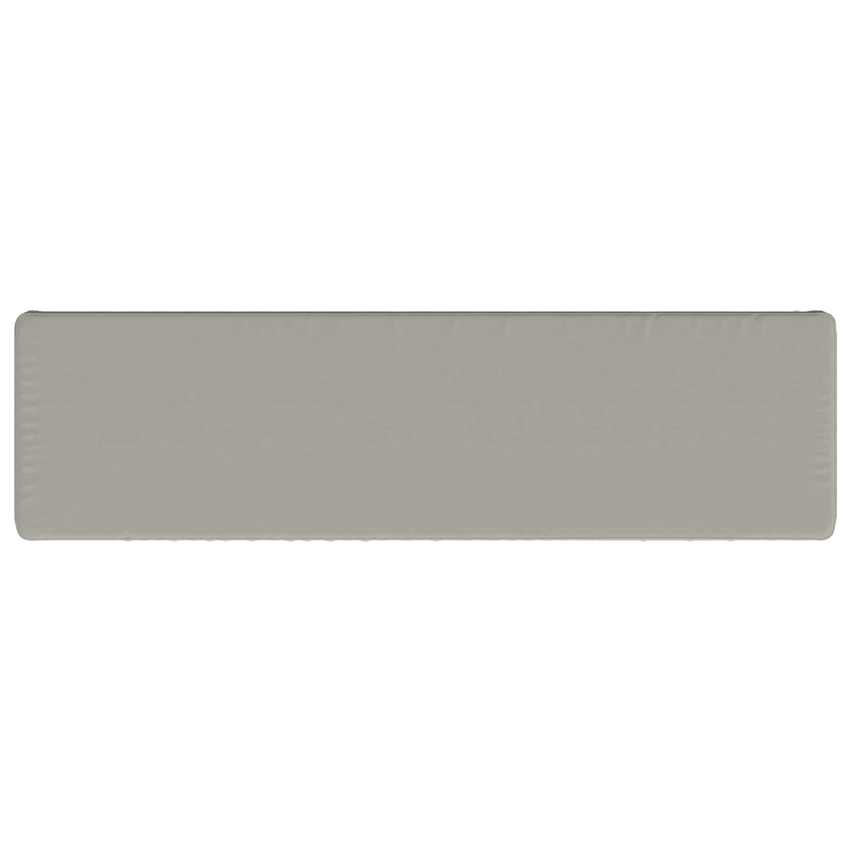 1-Piece Bench Cushion VUGHT 100% Polyester Grey 200 x 50 x 5 cm