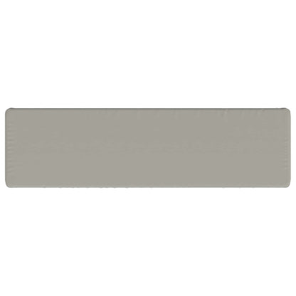 1-Piece Bench Cushion VUGHT 100% Polyester Grey 200 x 50 x 5 cm