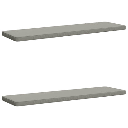 2-Piece Bench Cushions VUGHT 2 pcs 100% Polyester Grey