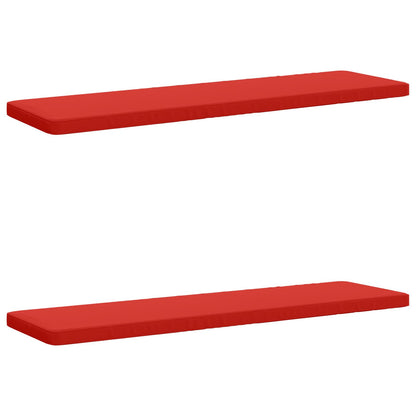 2-Piece Bench Cushions VUGHT 2 pcs 100% Polyester Red