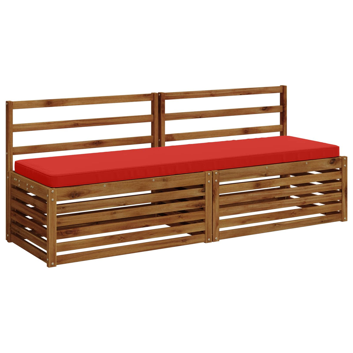 2-Piece Bench Cushions VUGHT 2 pcs 100% Polyester Red