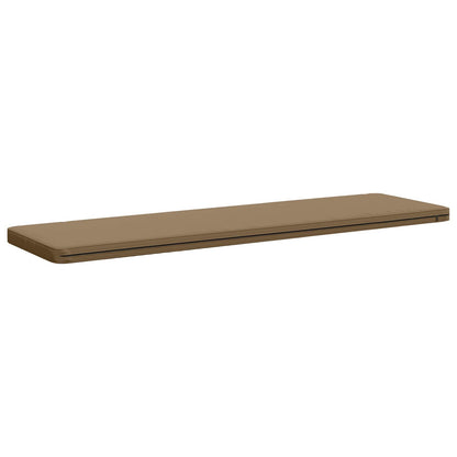 1-Piece Bench Cushion VUGHT 100% Polyester Taupe