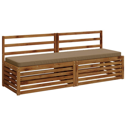 1-Piece Bench Cushion VUGHT 100% Polyester Taupe