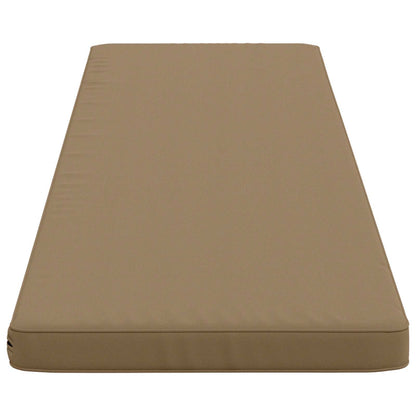 1-Piece Bench Cushion VUGHT 100% Polyester Taupe