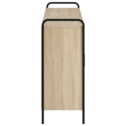 Sideboard Sonoma Oak 135 x 33 x 81 cm Engineered Wood