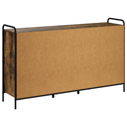 Sideboard Smoked Oak 135 x 33 x 81 cm Engineered Wood