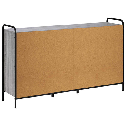 Sideboard Grey Sonoma 135 x 33 x 81 cm Engineered Wood
