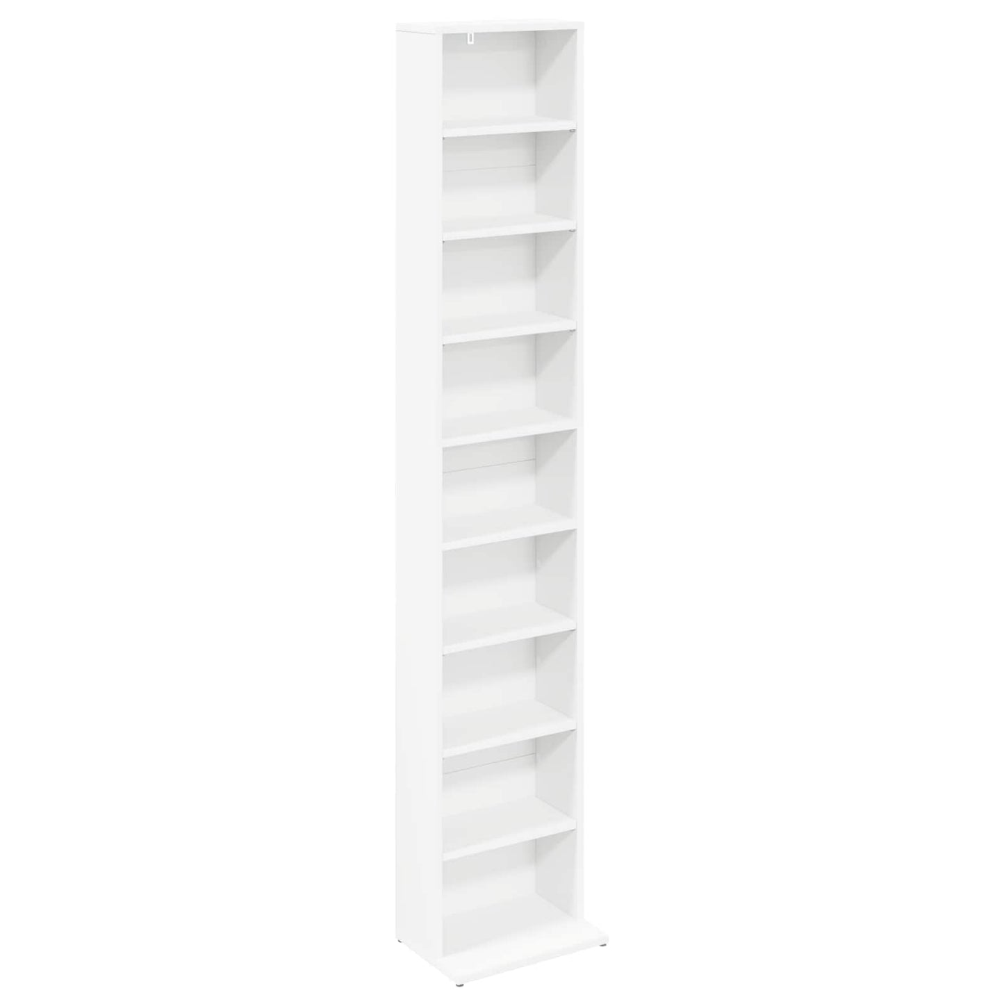 CD Cabinet 2 pcs White 33 x 23.5 x 175 cm Engineered Wood