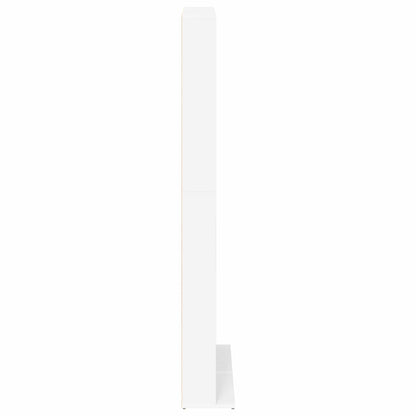 CD Cabinet 2 pcs White 33 x 23.5 x 175 cm Engineered Wood