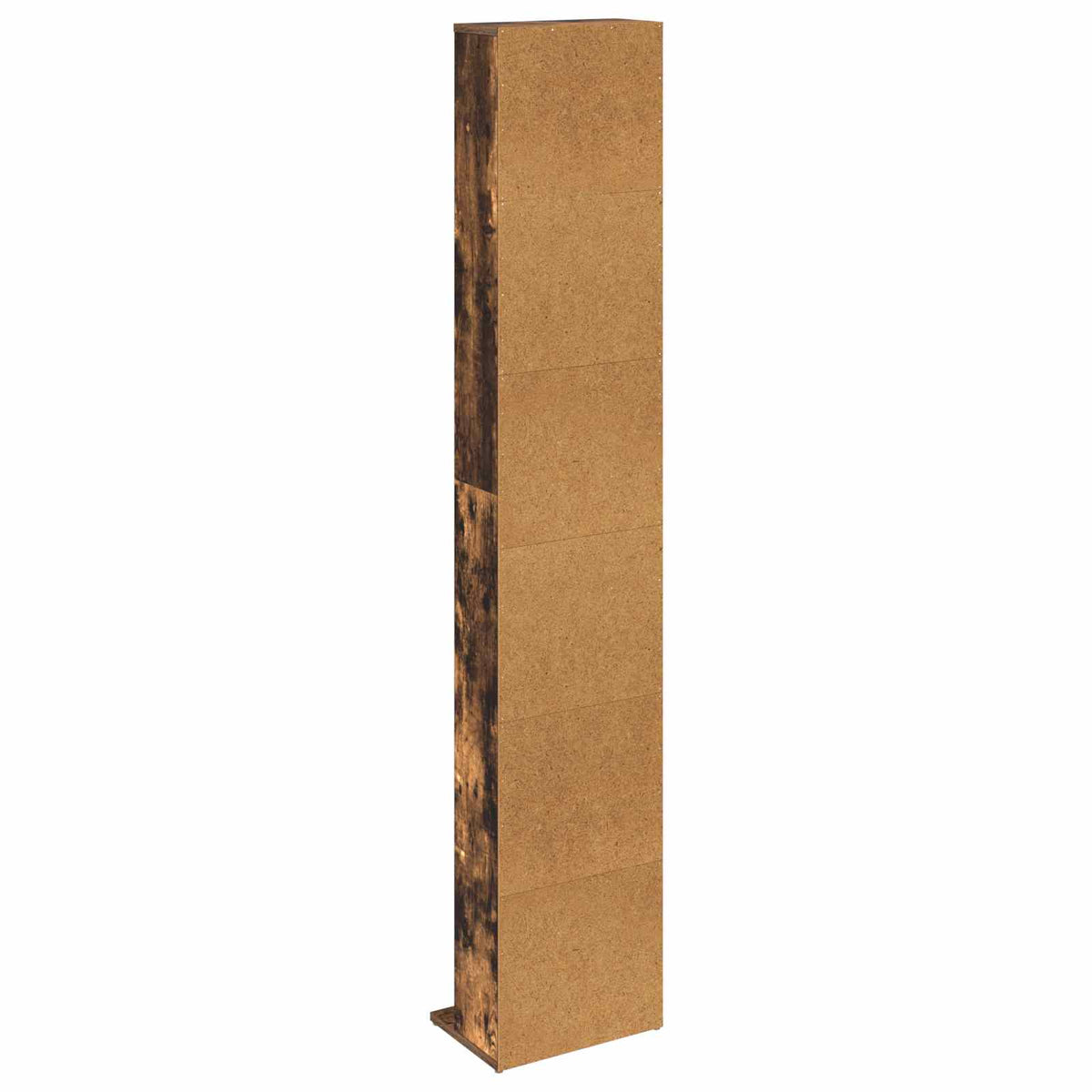 CD Cabinet Smoked Oak 33 x 23.5 x 175 cm Engineered Wood