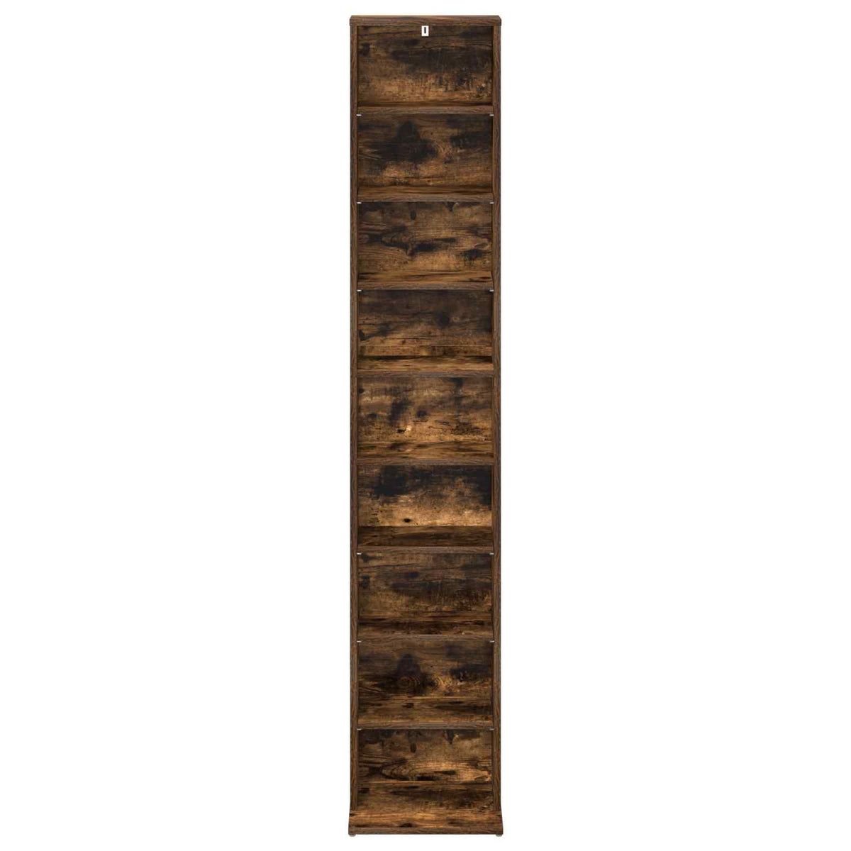 CD Cabinet Smoked Oak 33 x 23.5 x 175 cm Engineered Wood