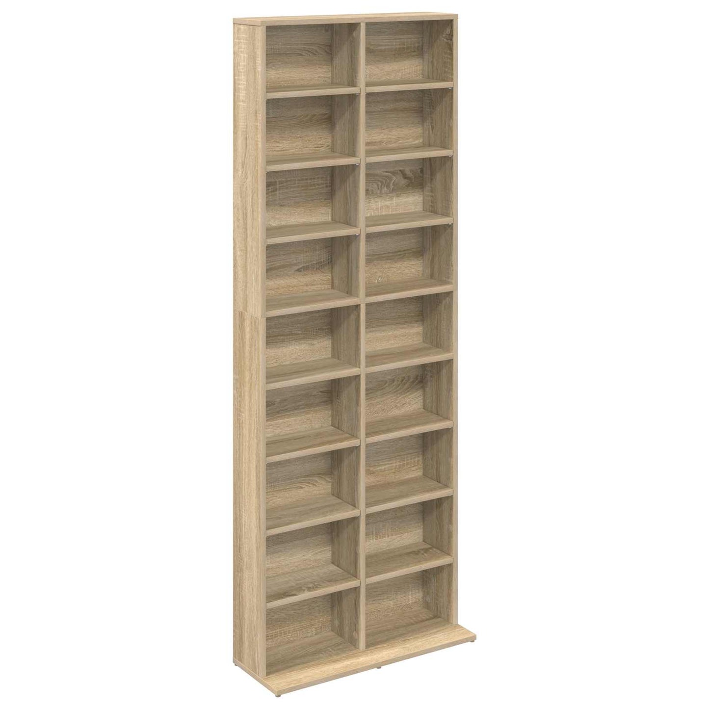 CD Cabinet Sonoma Oak 65 x 23.5 x 175 cm Engineered Wood