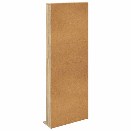 CD Cabinet Sonoma Oak 65 x 23.5 x 175 cm Engineered Wood