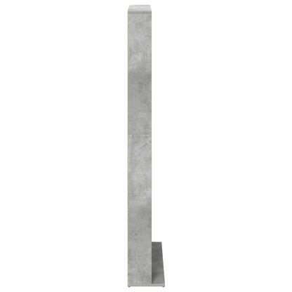 CD Cabinet Concrete Grey 65 x 23.5 x 175 cm Engineered Wood