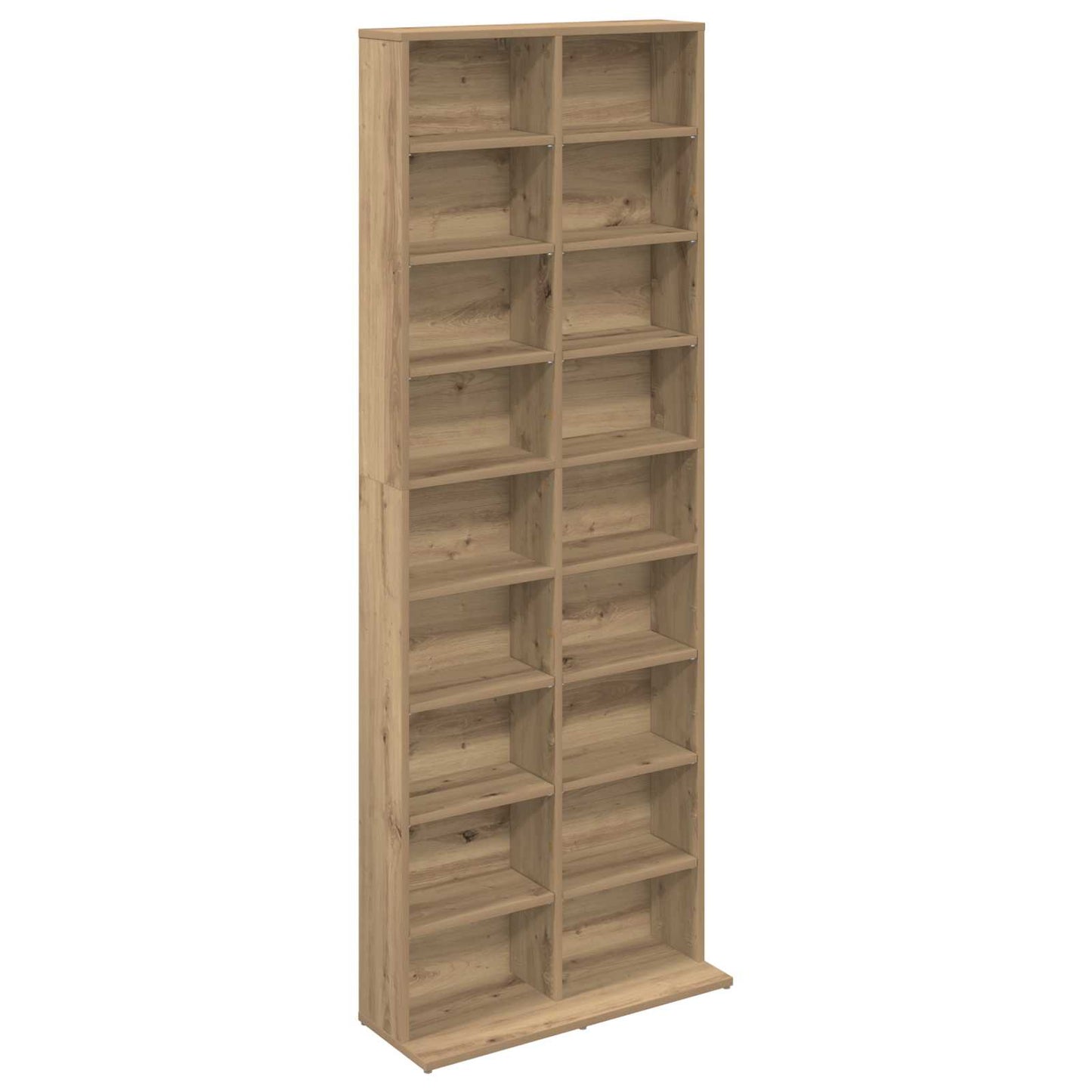 CD Cabinet Artisan Oak 65 x 23.5 x 175 cm Engineered Wood