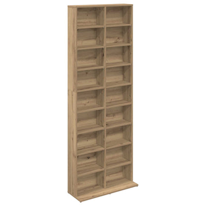 CD Cabinet Artisan Oak 65 x 23.5 x 175 cm Engineered Wood