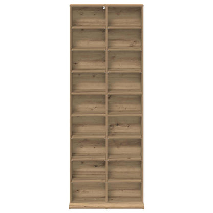 CD Cabinet Artisan Oak 65 x 23.5 x 175 cm Engineered Wood
