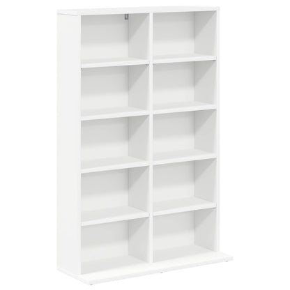 CD Cabinet 2 pcs White 65 x 23.5 x 97.5 cm Engineered Wood