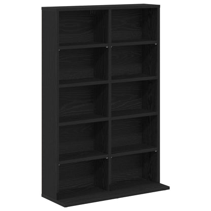 CD Cabinet Black Oak 65 x 23.5 x 97.5 cm Engineered Wood