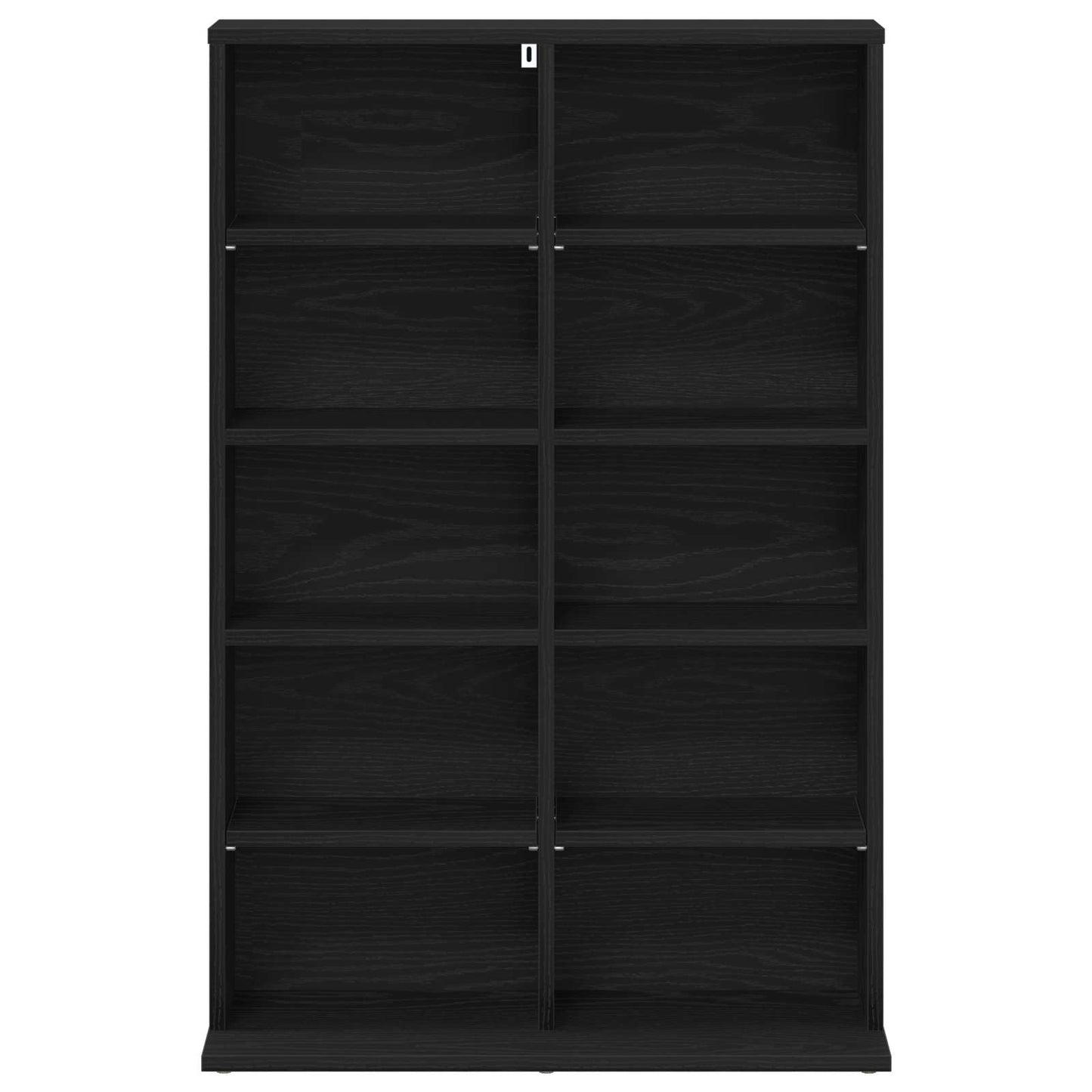 CD Cabinet Black Oak 65 x 23.5 x 97.5 cm Engineered Wood