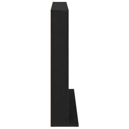 CD Cabinet 2 pcs Black Oak 65 x 23.5 x 97.5 cm Engineered Wood