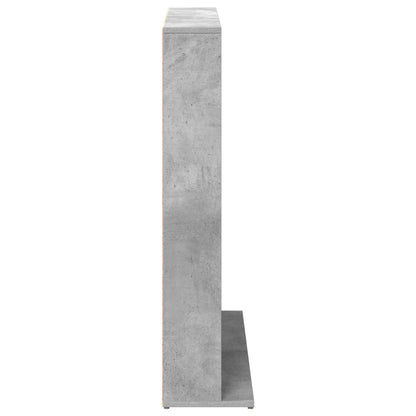 CD Cabinet Concrete Grey 65 x 23.5 x 97.5 cm Engineered Wood