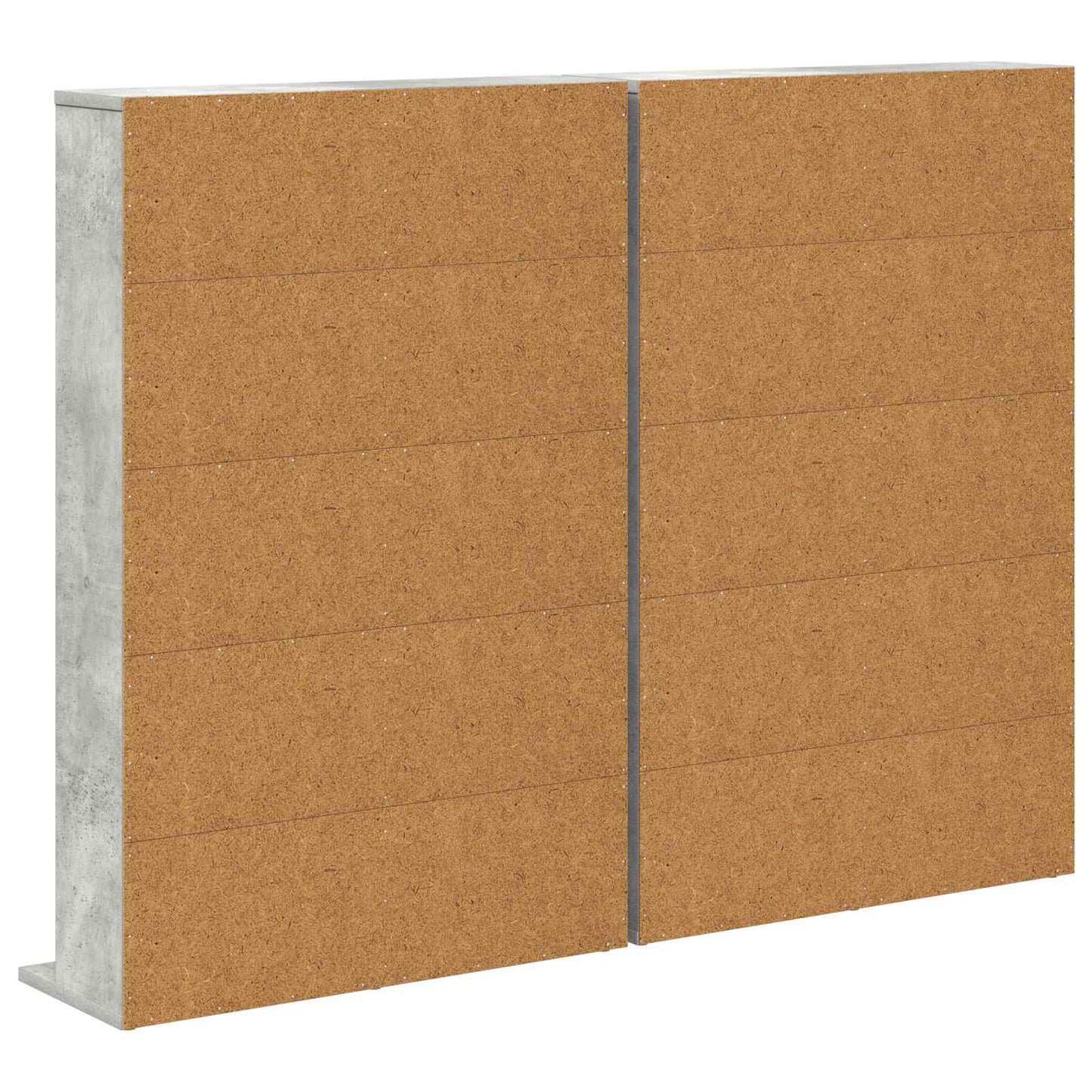 CD Cabinet 2 pcs Concrete Grey 65 x 23.5 x 97.5 cm