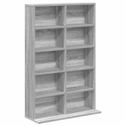 CD Cabinet Grey Sonoma 65 x 23.5 x 97.5 cm Engineered Wood