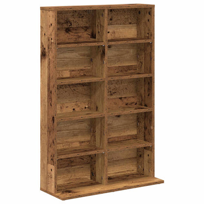 CD Cabinet Old Wood 65 x 23.5 x 97.5 cm Engineered Wood