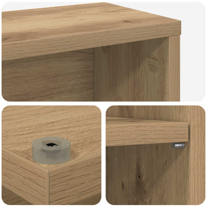 CD Cabinet 2 pcs Artisan Oak 65 x 23.5 x 97.5 cm