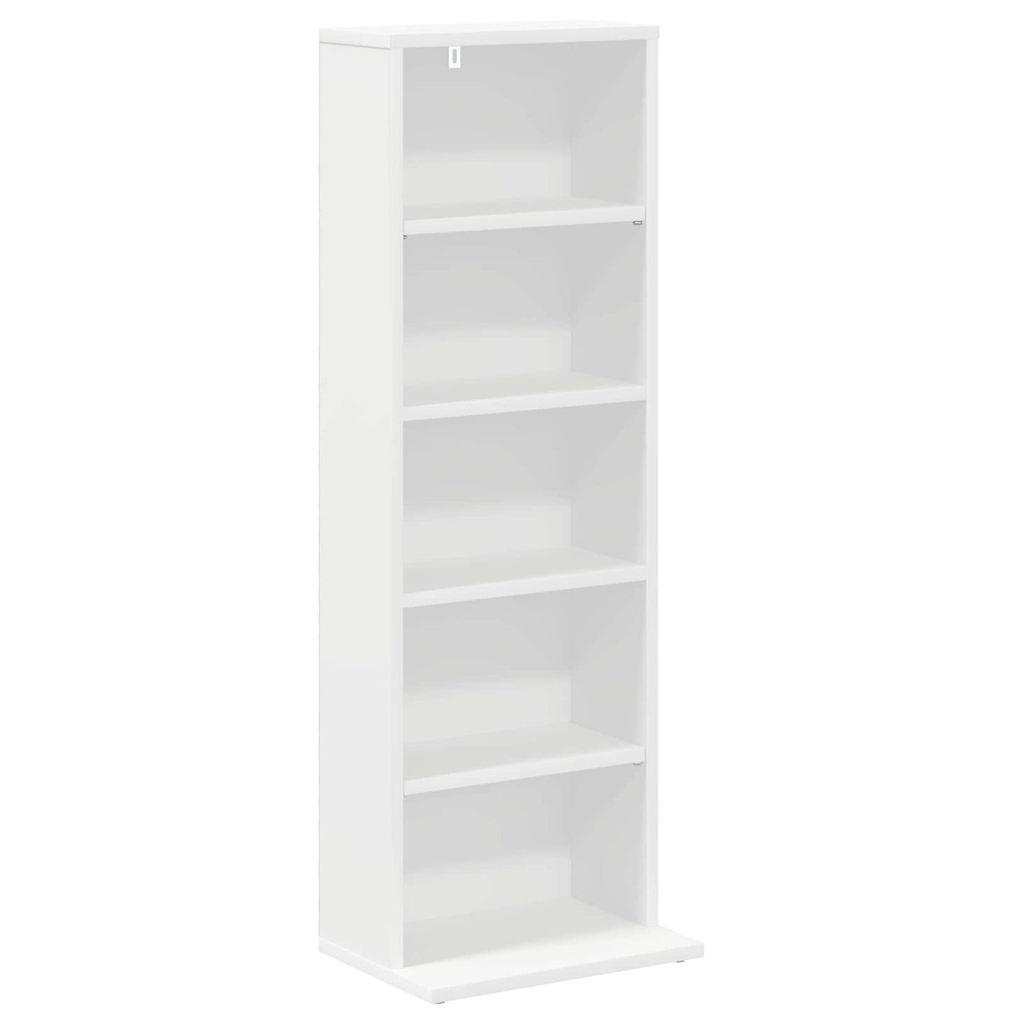 CD Cabinet White 33 x 23.5 x 97.5 cm Engineered Wood