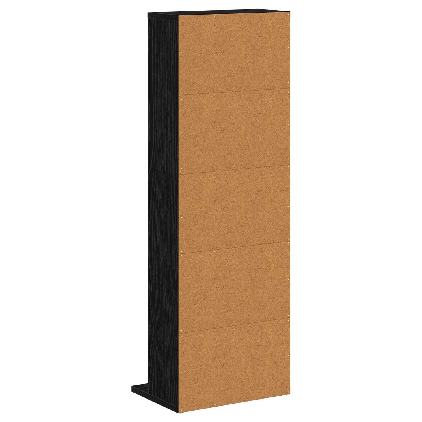 CD Cabinet Black Oak 33 x 23.5 x 97.5 cm Engineered Wood