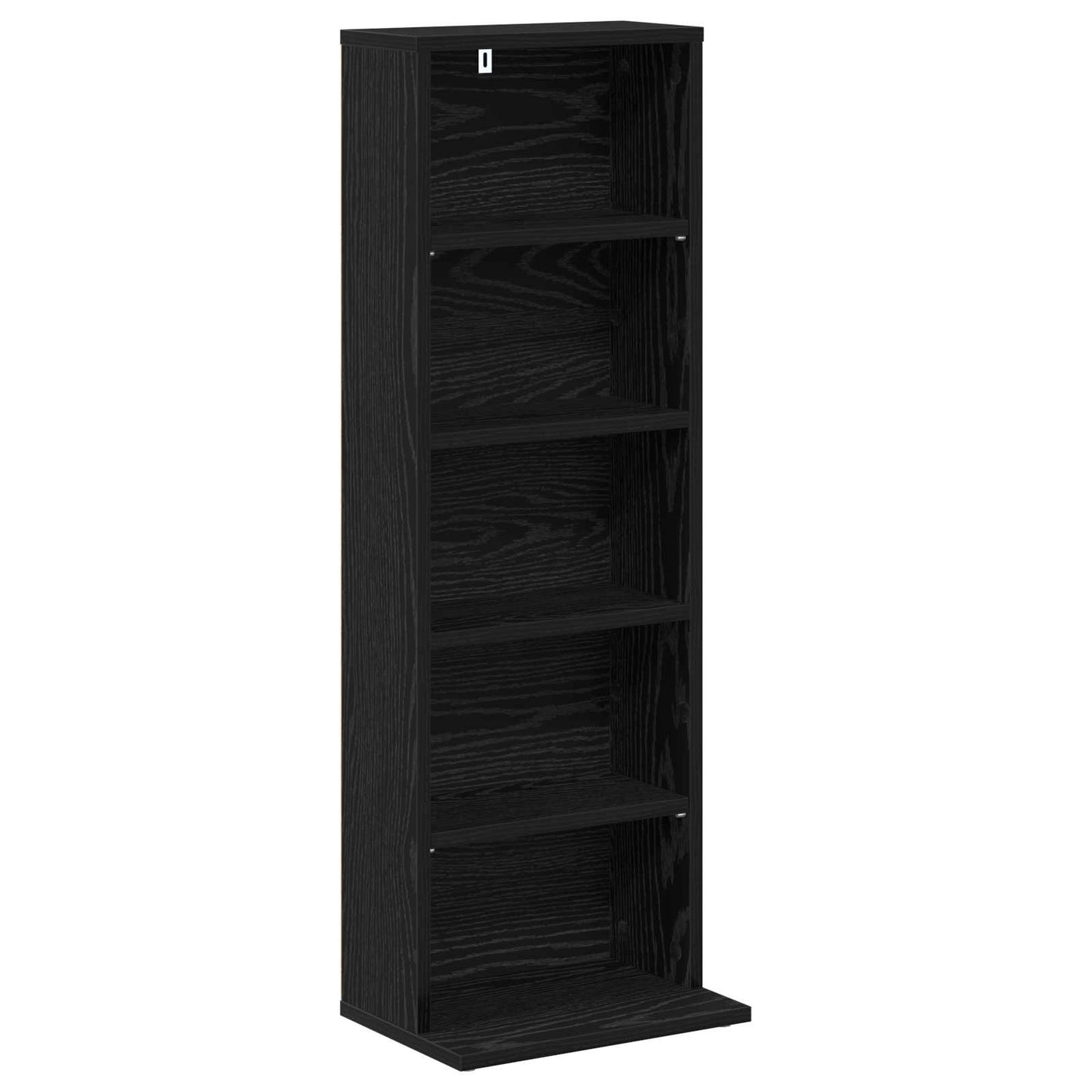 CD Cabinet 2 pcs Black Oak 33 x 23.5 x 97.5 cm Engineered Wood