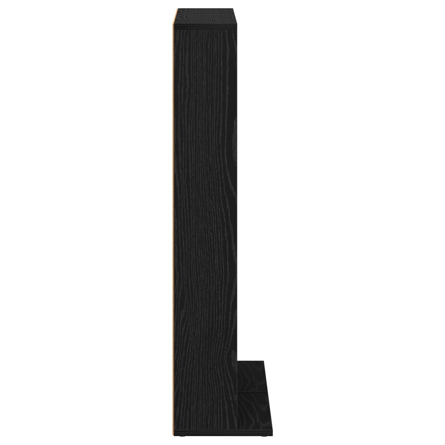 CD Cabinet 2 pcs Black Oak 33 x 23.5 x 97.5 cm Engineered Wood
