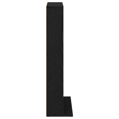CD Cabinet 2 pcs Black Oak 33 x 23.5 x 97.5 cm Engineered Wood