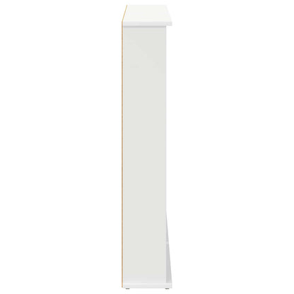 CD Cabinet 2 pcs White 60 x 17 x 92 cm Engineered Wood