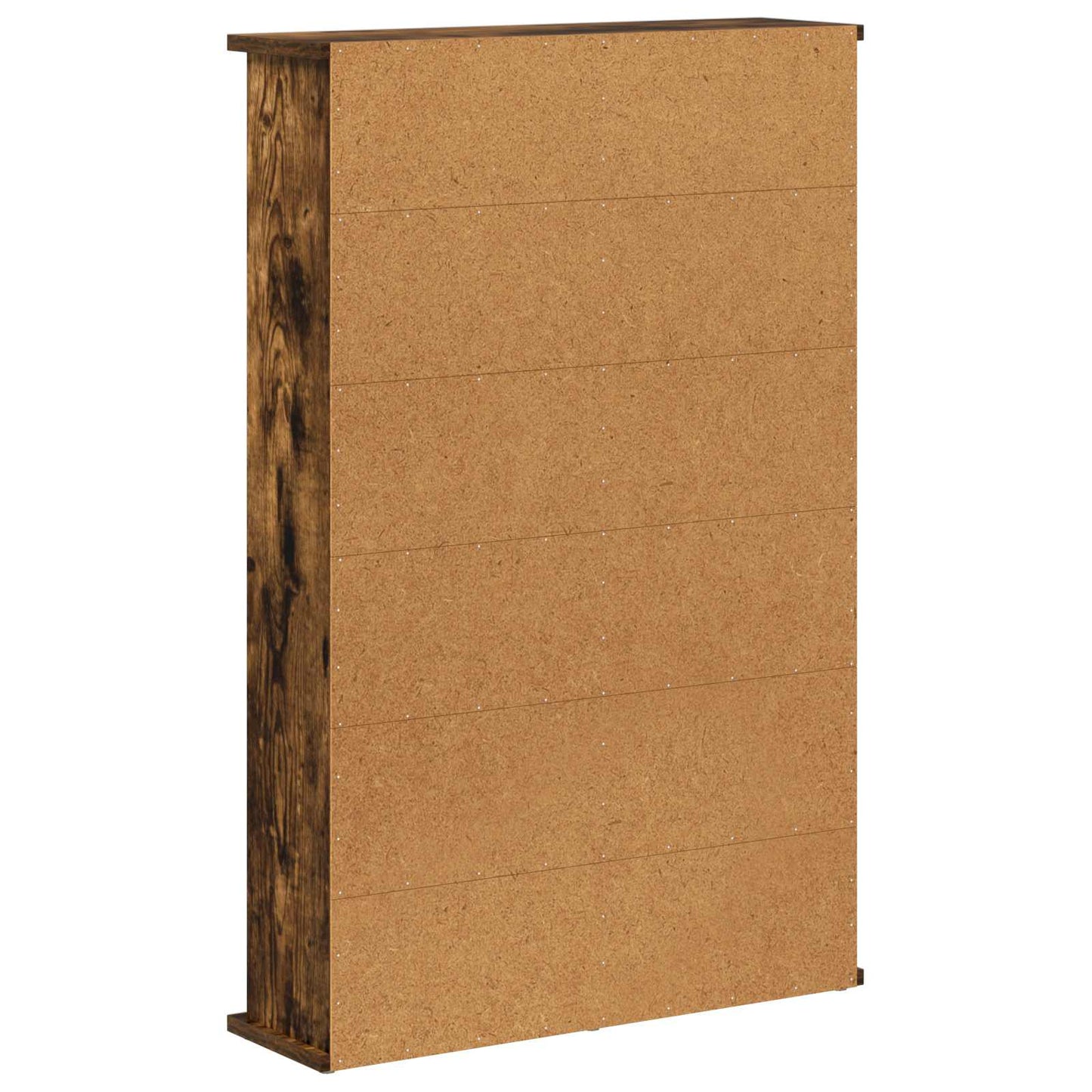 CD Cabinet Smoked Oak 60 x 17 x 92 cm Engineered Wood