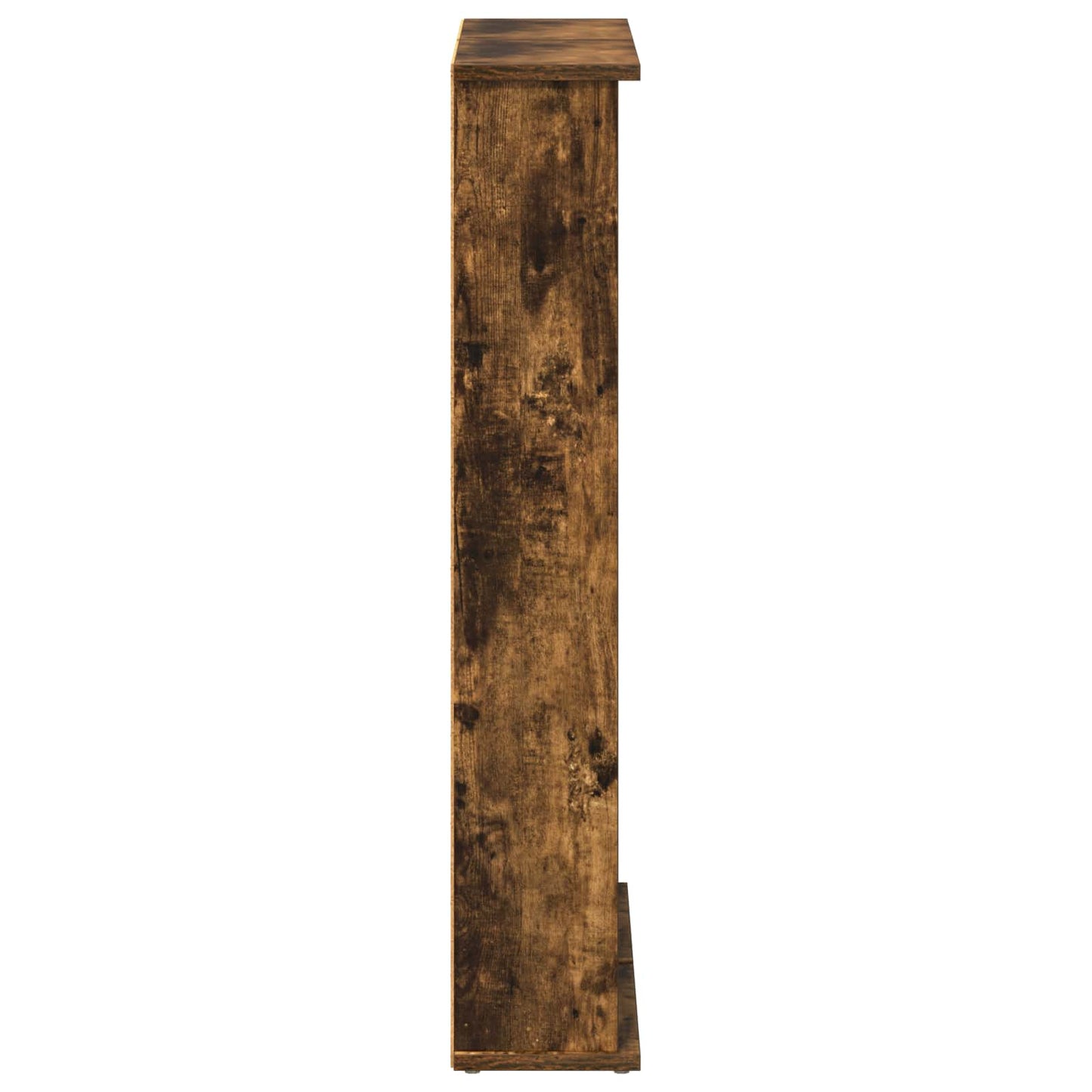 CD Cabinet Smoked Oak 60 x 17 x 92 cm Engineered Wood