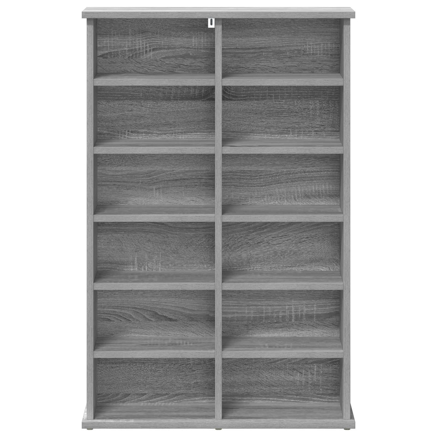 CD Cabinet Grey Sonoma 60 x 17 x 92 cm Engineered Wood