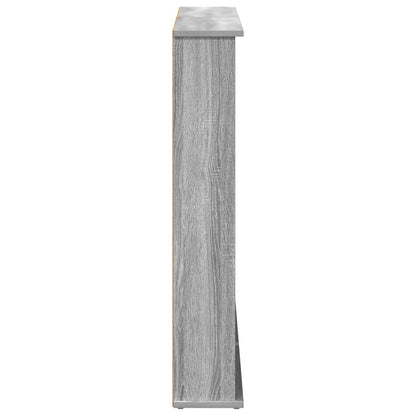 CD Cabinet 2 pcs Grey Sonoma 60 x 17 x 92 cm Engineered Wood