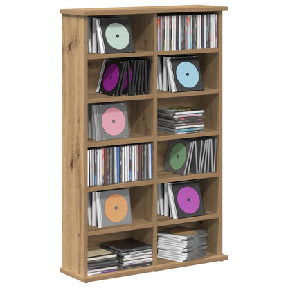 CD Cabinet Artisan Oak 60 x 17 x 92 cm Engineered Wood
