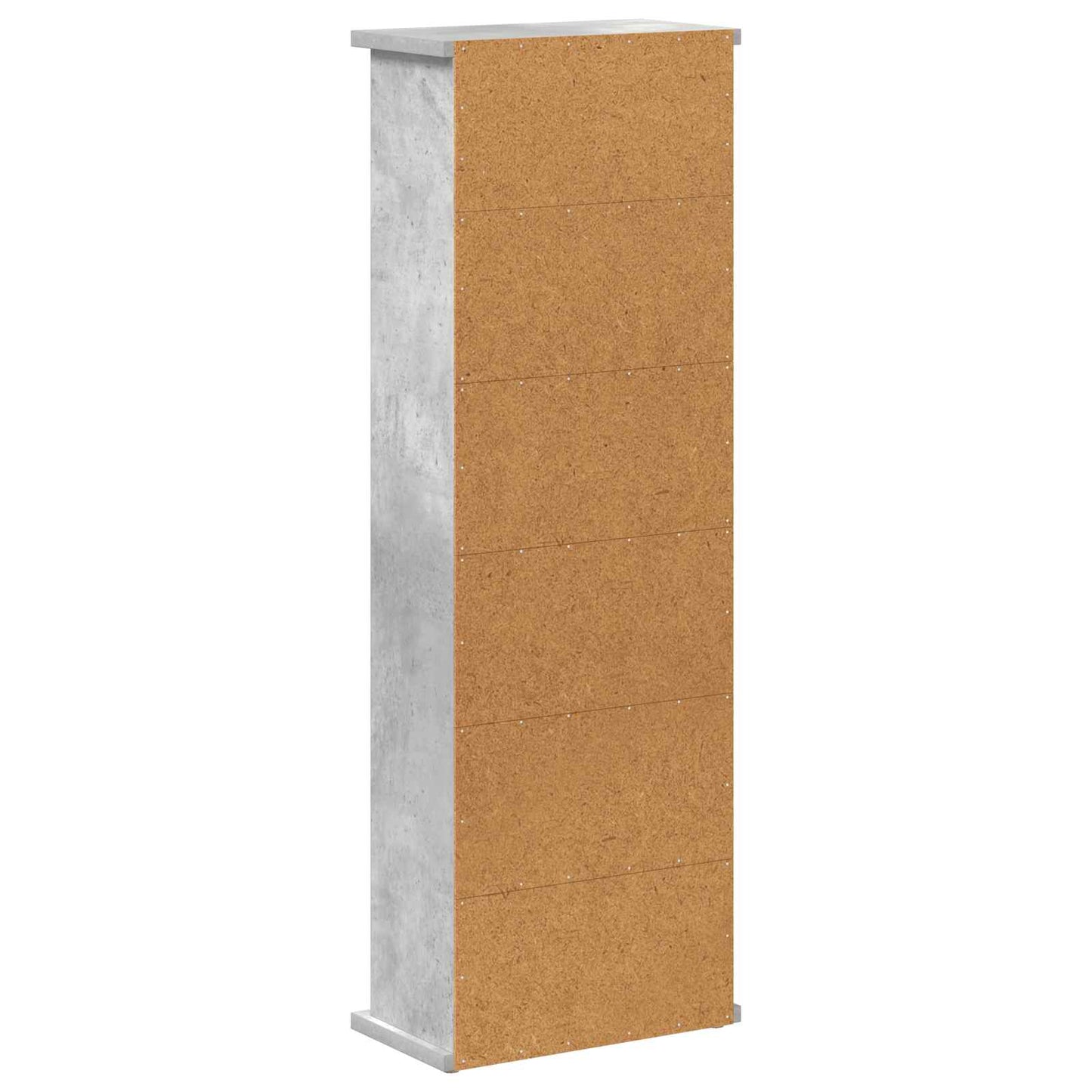 CD Cabinet Concrete Grey 32 x 17 x 92 cm Engineered Wood