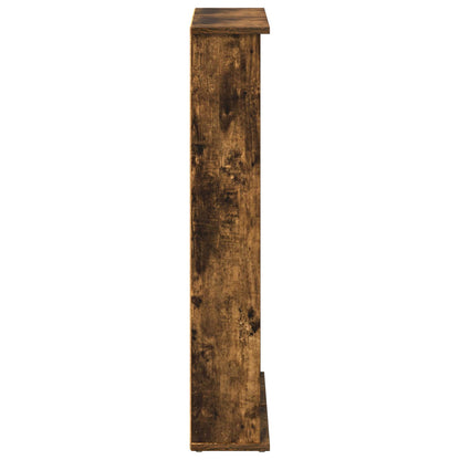 CD Cabinet 2 pcs Smoked Oak 32 x 17 x 92 cm Engineered Wood