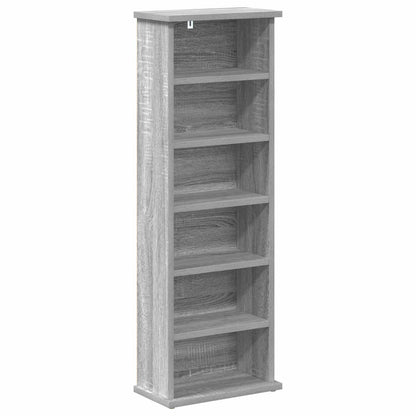 CD Cabinet Grey Sonoma 32 x 17 x 92 cm Engineered Wood