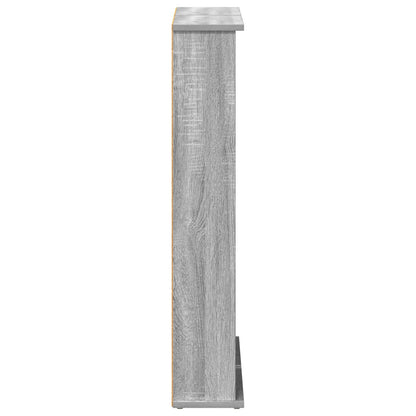 CD Cabinet 2 pcs Grey Sonoma 32 x 17 x 92 cm Engineered Wood