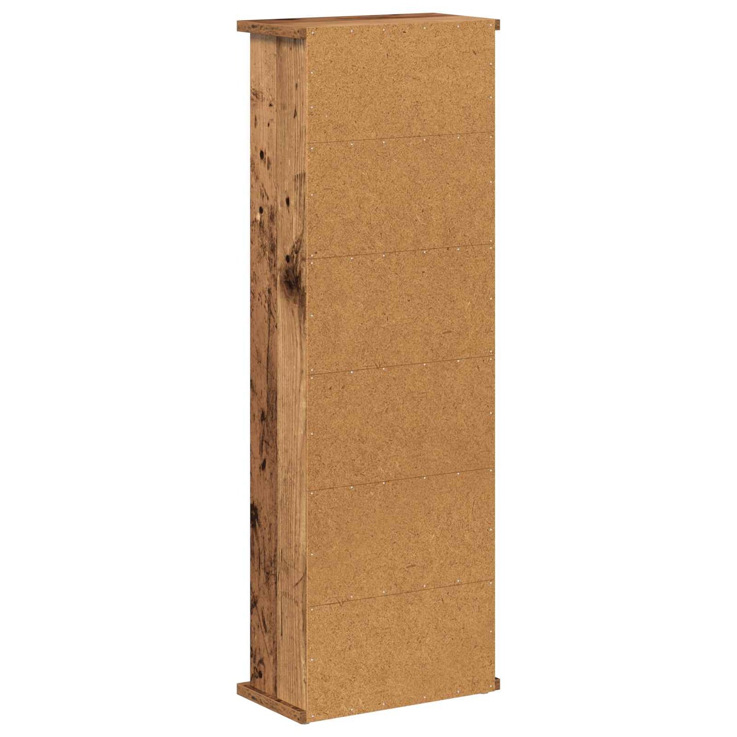 CD Cabinet Oak Wood 32 x 17 x 92 cm Engineered Wood
