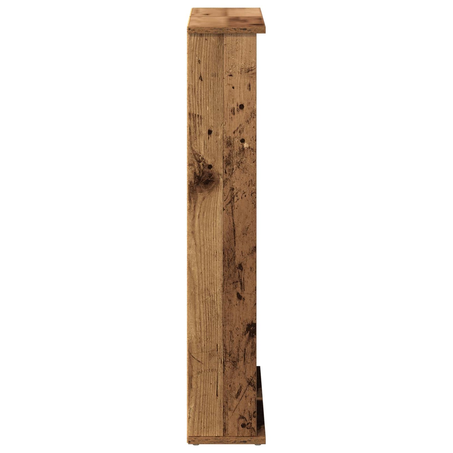 CD Cabinet 2 pcs Old Wood 32 x 17 x 92 cm Engineered Wood