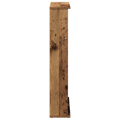 CD Cabinet 2 pcs Old Wood 32 x 17 x 92 cm Engineered Wood
